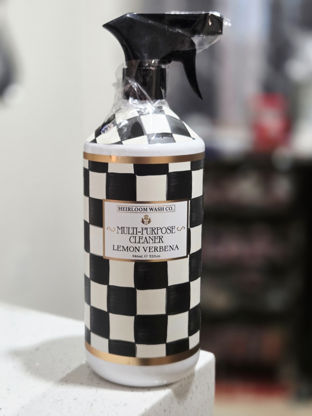 Heirloom Wash Lemon Verbena Multi-Purpose Cleaner - Black & White 32oz